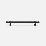 York - Matte Black Brass Handle - 150mm
