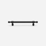 York - Matte Black Brass Handle - 150mm