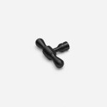York - Matte Black Brass Pull - Architectural Hardware - Matte Black Brass Pull