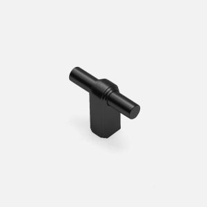 Osaka - Matte Black Brass Pull - Architectural Hardware - Matte Black Brass Pull