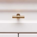 Osaka - Brushed Brass Pull - Architectural Hardware - Brushed Brass Pull