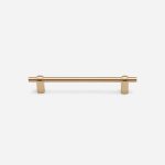 Osaka - Brushed Brass Handle - Architectural Hardware - Brushed Brass Handle