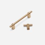 Osaka - Brushed Brass Pull - Architectural Hardware - Brushed Brass Pull