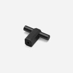 Osaka - Matte Black Brass Pull - Architectural Hardware - Matte Black Brass Pull