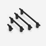 Osaka - Matte Black Brass Handle - Architectural Hardware - Matte Black Brass Handle