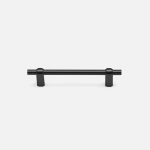 Osaka - Matte Black Brass Handle - Architectural Hardware - Matte Black Brass Handle