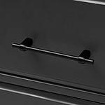 Osaka - Matte Black Brass Handle - Architectural Hardware - Matte Black Brass Handle