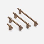 Osaka - Antique Bronze Brushed Brass Handle - Architectural Hardware - Antique Bronze Brushed Brass Handle