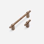 Osaka - Antique Bronze Brushed Brass Handle - Architectural Hardware - Antique Bronze Brushed Brass Handle