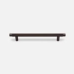 Filby - Knurled Antique Bronze Brass Handle - Architectural Hardware - Knurled Antique Bronze Brass Handle