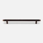 Filby - Knurled Antique Bronze Brass Handle - Architectural Hardware - Knurled Antique Bronze Brass Handle