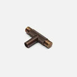 Filby - Knurled Antique Bronze Brass Pull - Architectural Hardware - Antique Bronze Brass Pull