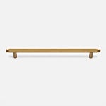 Filby - Knurled Brushed Brass Handle - Architectural Hardware - Knurled Brushed Brass Handle