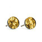 Antiqued Glass Round Knob - Cabinet Knobs - Antiqued Glass Round Knob