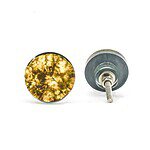 Antiqued Glass Round Knob - Cabinet Knobs - Antiqued Glass Round Knob