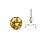 Antiqued Glass Round Knob - Cabinet Knobs - Antiqued Glass Round Knob