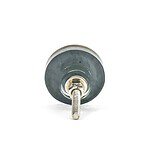 Antiqued Glass Round Knob - Cabinet Knobs - Antiqued Glass Round Knob