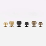 Celle - Brushed Brass Knob - Architectural Hardware - Brushed Brass Knob