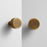 Celle - Antique Bronze Brass Knob - Architectural Hardware - Antique Bronze Brass Knob