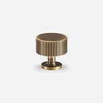 Celle - Antique Bronze Brass Knob - Architectural Hardware - Antique Bronze Brass Knob