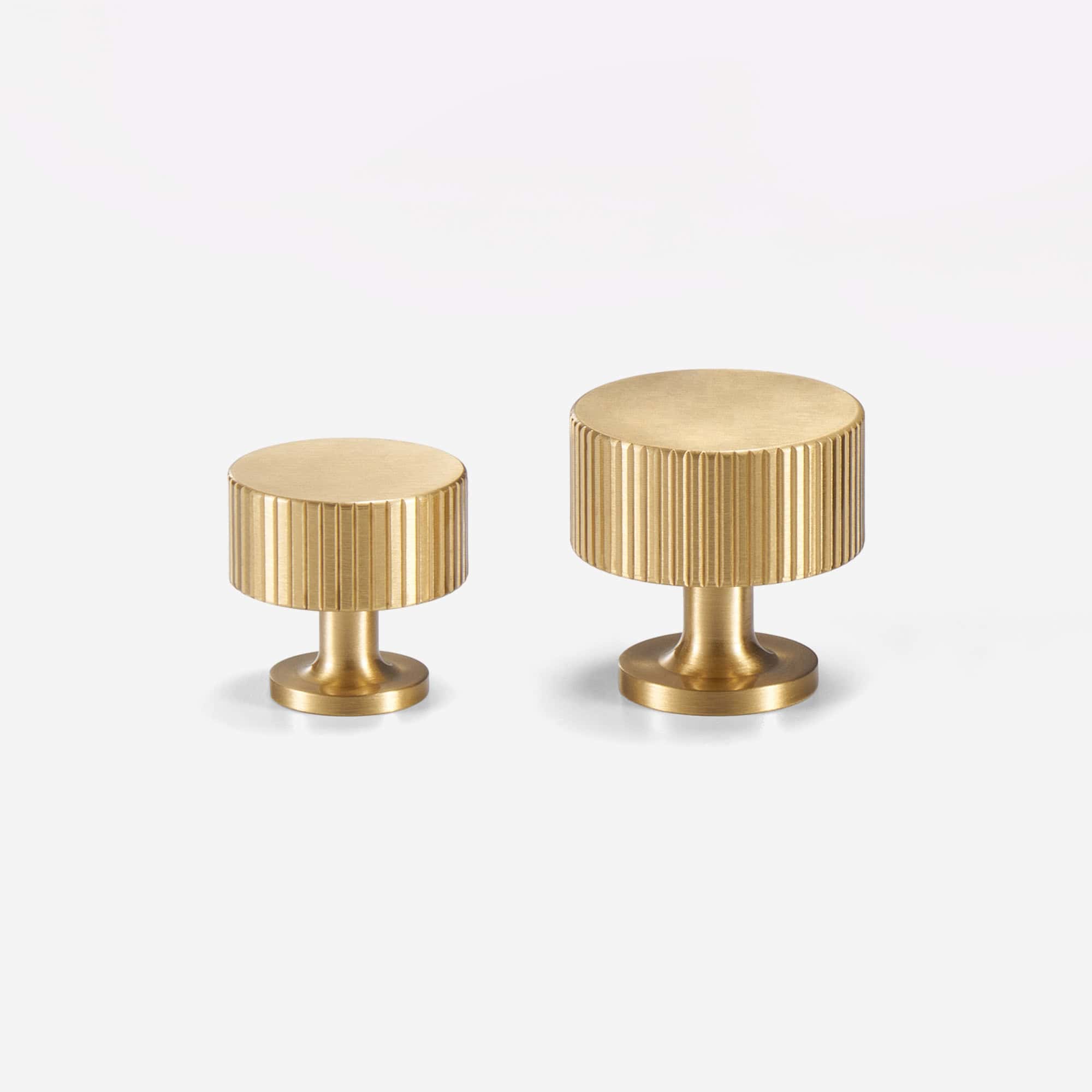 Celle_Brushed_Brass-Knob-1jpg Celle - Brushed Brass Knob - Architectural Hardware - Brushed Brass Knob