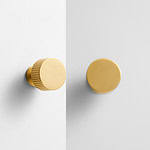 Celle - Brushed Brass Knob - Architectural Hardware - Brushed Brass Knob