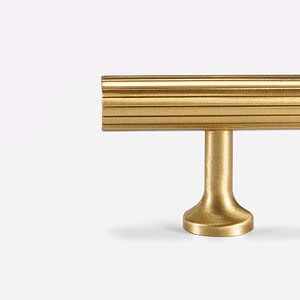 Celle - Brushed Brass Pull - Architectural Hardware - Brushed Brass Pull