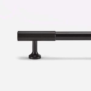Celle - Matte Black Brass Handle - Architectural Hardware - Matte Black Brass Handle