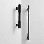 Celle - Matte Black Brass Handle - Architectural Hardware - Matte Black Brass Handle
