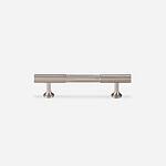 Celle - Brushed Silver Nickel Brass Handle - Architectural Hardware - Brushed Silver Nickel Brass Handle
