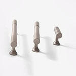 Celle - Brushed Silver Nickel Brass Handle - Architectural Hardware - Brushed Silver Nickel Brass Handle