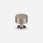 Celle - Brushed Silver Nickel Brass Knob - Architectural Hardware - Brushed Silver Nickel Brass