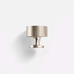 Celle - Brushed Silver Nickel Brass Knob - Architectural Hardware - Brushed Silver Nickel Brass
