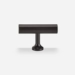 Celle - Matte Black Brass Pull - Architectural Hardware - Matte Black