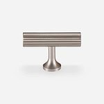 Celle - Brushed Silver Nickel Brass Pull - Architectural Hardware - Brushed Silver Nickel Brass
