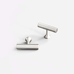 Celle - Brushed Silver Nickel Brass Pull - Architectural Hardware - Brushed Silver Nickel Brass