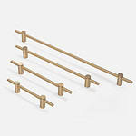 Fresno - Brushed Brass Handle - Architectural Hardware - Brushed Brass