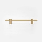 Fresno - Brushed Brass Handle - Architectural Hardware - Brushed Brass
