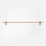 Fresno - Brushed Brass Handle - Architectural Hardware - Brushed Brass
