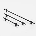 Fresno - Matte Black Brass Handle - Architectural Hardware - Matte Black