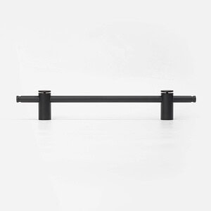 Fresno - Matte Black Brass Handle - Architectural Hardware - Matte Black