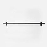 Fresno - Matte Black Brass Handle - Architectural Hardware - Matte Black