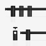 Fresno - Matte Black Brass Handle - Architectural Hardware - Matte Black