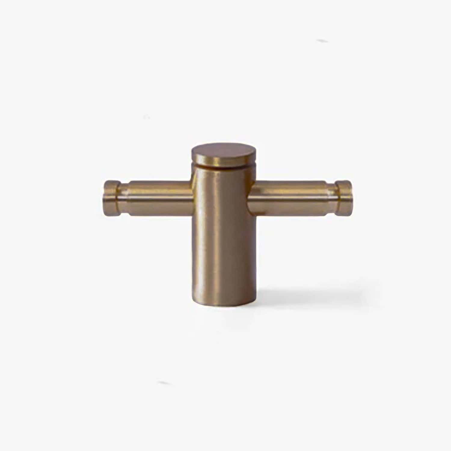 Fresno-tpull-1 Fresno - Antique Bronze Brass Pull - Architectural Hardware - Antique Bronze