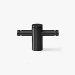 Fresno - Matte Black Brass Pull - Architectural Hardware - Matte Black