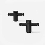 Fresno - Matte Black Brass Pull - Architectural Hardware - Matte Black