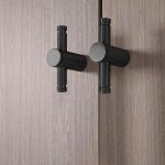 Fresno - Matte Black Brass Pull - Architectural Hardware - Matte Black