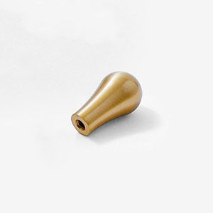Ube - Brushed Brass Pillat Knob - Architectural Hardware - Brushed Brass