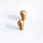 Ube - Brushed Brass Pillat Knob - Architectural Hardware - Brushed Brass