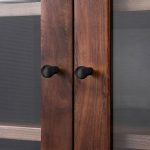 Ube - Matte Black Brass Pillar Knob - Architectural Hardware - Matte Black Brass